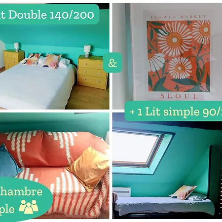 홈스테이 La Vendegeoise - Chaleureux 10p - Jardin- Piscine Ext Chauffee Partagee De Mai A Septembre