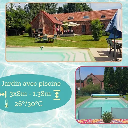 Alloggio in famiglia La Vendegeoise - Chaleureux 10p - Jardin- Piscine Ext Chauffée Partagée De Mai à Septembre *